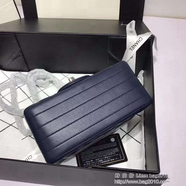 香奈兒CHANEL 升級版V線1115小羊皮肩背斜跨鏈條包 DSC1246